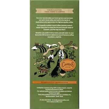 Campos Liquid Coffee Sachets 8 pack