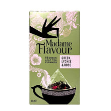Madame Flavour Green Lychee & Rose Tea Bags 15 pack