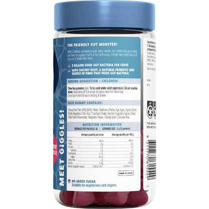 Little Swisse Prebiotic + Probiotic Gummies For Kids 100 pack