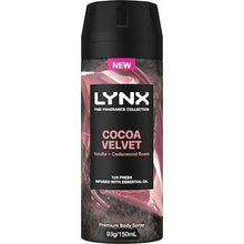 Lynx Fine Fragrance Body Spray Cocoa Velvet 150mL