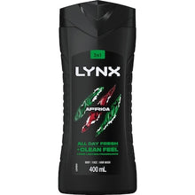 Lynx 3 In 1 Body Face Hair Wash Africa 400mL