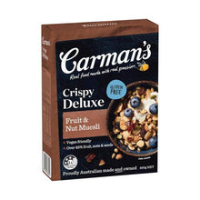 CARMANS DELUXE GLUTEN FREE MUESLI: FRUIT & NUT 400 GRAM