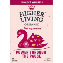 Higher Living Women's Wellness Power Through The Pause Tea Bags 15 pack