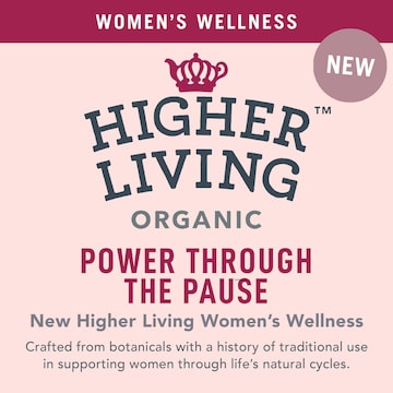 Higher Living Women's Wellness Power Through The Pause Tea Bags 15 pack