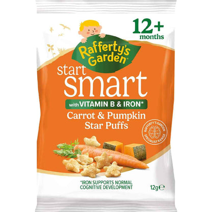 Rafferty's Garden Start Smart Star Puffs Carrot & Pumpkin 12g