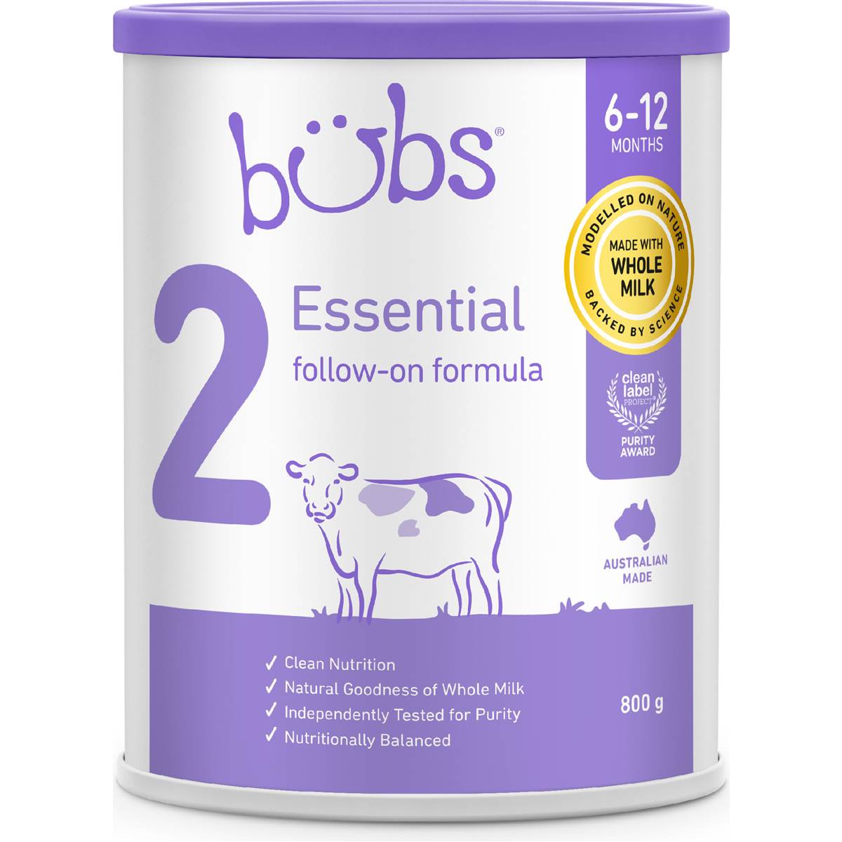 Bubs Essential Follow-On Formula Stage 2 800g
