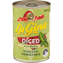 La Gina Finely Diced Tomatoes With Basil 400g