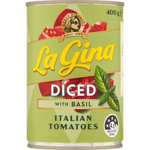 La Gina Finely Diced Tomatoes With Basil 400g