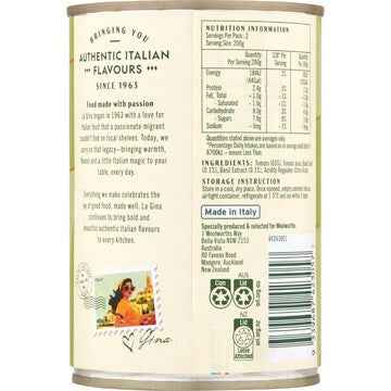 La Gina Finely Diced Tomatoes With Basil 400g