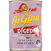 La Gina Finely Diced Tomatoes With Garlic 400g
