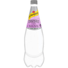 Schweppes Zero Sugar Mineral Water Passionfruit & Pineapple 1.1L