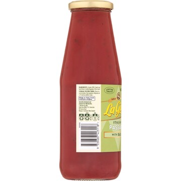 La Gina Italian Passata With Basil 680g