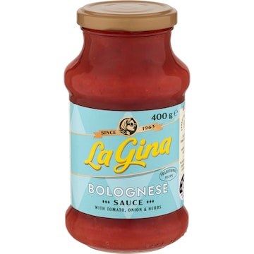 La Gina Bolognese Pasta Sauce 400g
