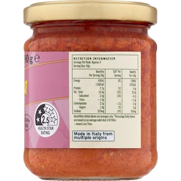 La Gina Sundried Tomato Pesto 190g