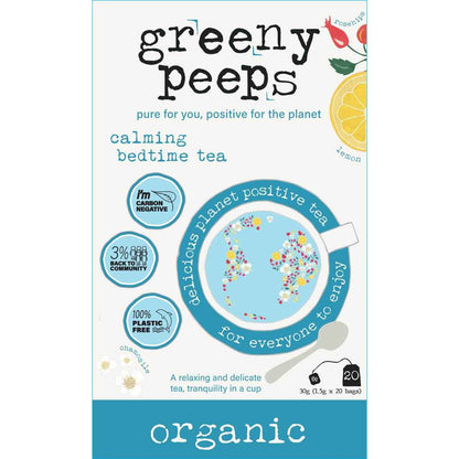 Greeny Peeps Calming Bedtime Tea 20 pack