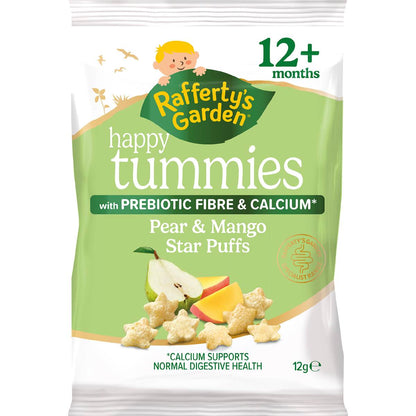 Rafferty's Garden Happy Tummies Star Puffs Pear & Mango 12g