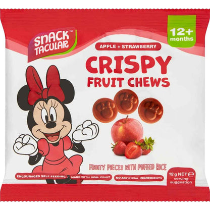Snacktacular Crispy Fruit Chews Apple & Strawberry 12g