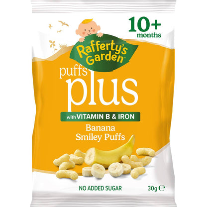 Rafferty's Garden Smiley Puffs Banana 30g