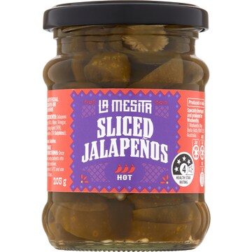 La Mesita Sliced Jalapenos 205g
