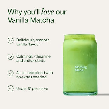 Morning Made Matcha Latte Vanilla Blend 50g
