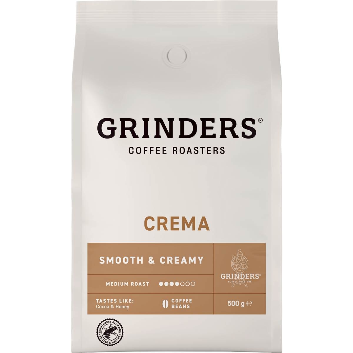 Grinders Crema Coffee Beans 500g