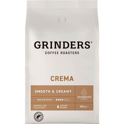 Grinders Crema Coffee Beans 500g