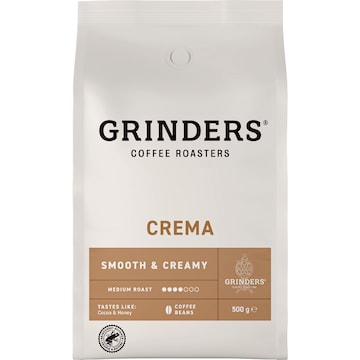 Grinders Crema Coffee Beans 500g