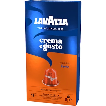 Lavazza Crema e Gusto Forte Coffee Pods Nespresso Compatible 10 pack