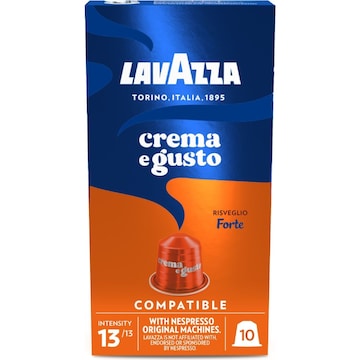 Lavazza Crema e Gusto Forte Coffee Pods Nespresso Compatible 10 pack