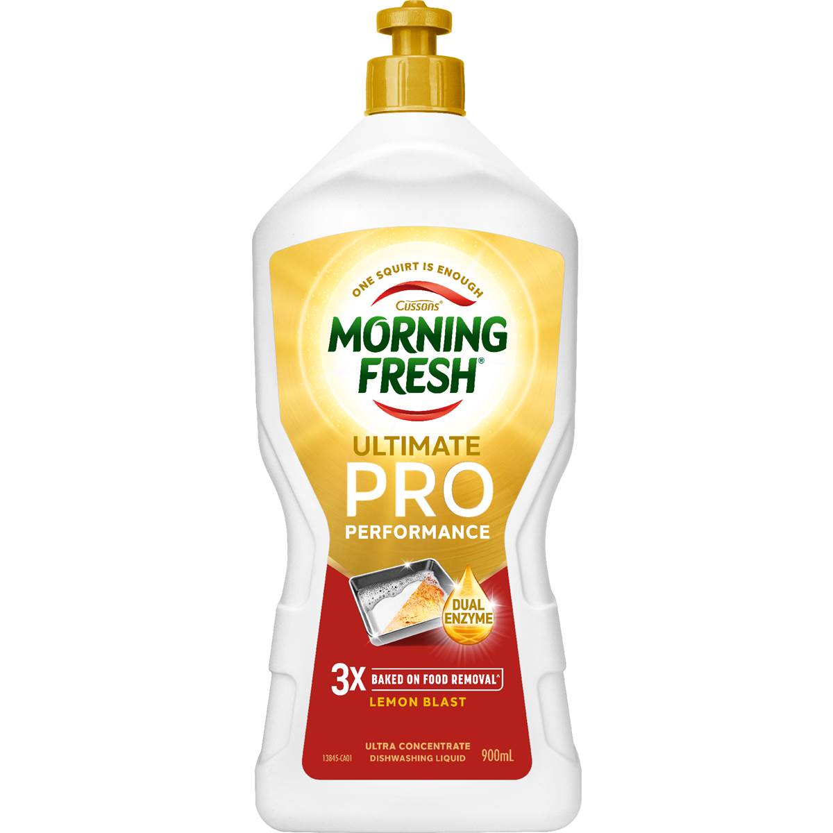 Morning Fresh Ultimate Pro Dishwashing Liquid Lemon Blast 900mL