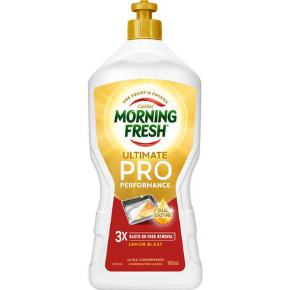 Morning Fresh Ultimate Pro Dishwashing Liquid Lemon Blast 900mL