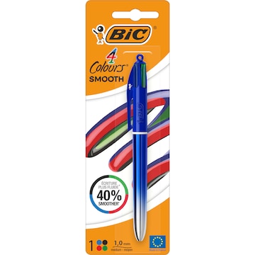 BIC 4 Colours Smooth Pen each