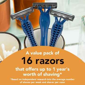 BIC Comfort 3 Advance Disposable Razors 16 pack