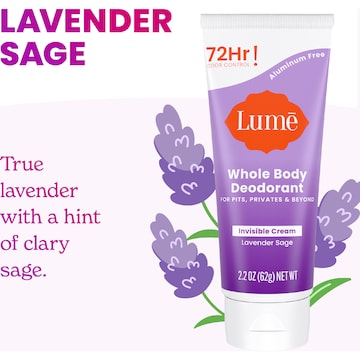 Lume Whole Body Deodorant Cream Soft Powder 62g
