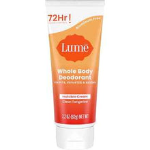 Lume Whole Body Deodorant Cream Clean Tangerine 62g