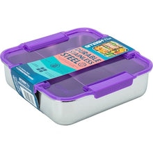 Smash Stainless Steel 4 Compartment Bento Assorted 1.7L each