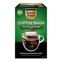 Robert Timms Coffee Bags Italian Espresso 24 pack