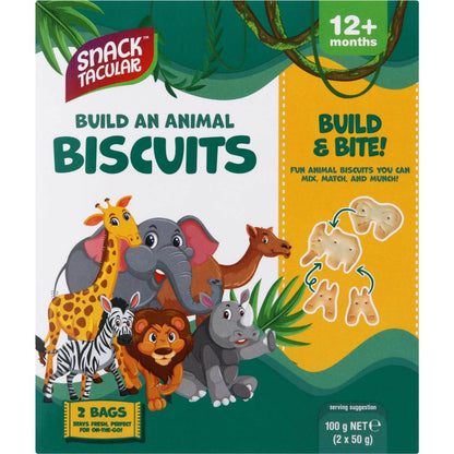 Snacktacular Build An Animal Biscuits 2 pack