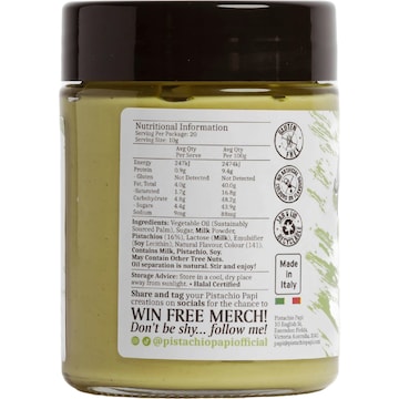 Pistachio Papi Smooth Spread 200g
