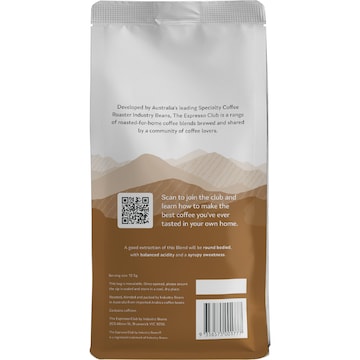 The Espresso Club Smooth Medium Blend Coffee 400g