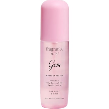 Gem Fragrance Body Mist Coconut Vanilla 90mL