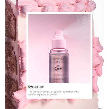 Gem Fragrance Body Mist Coconut Vanilla 90mL