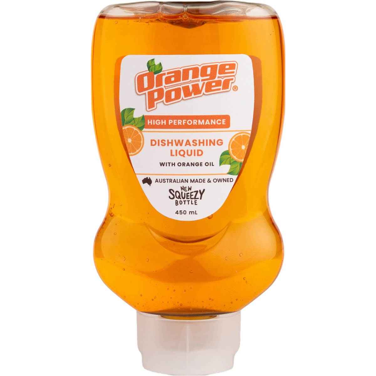 Orange Power High Performance Dishwashing Liquid 450mL