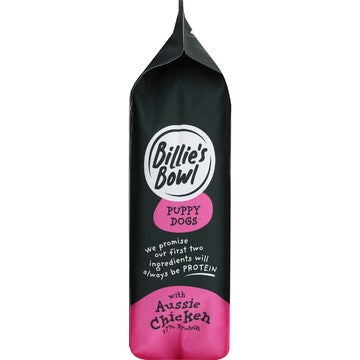 Billie's Bowl Puppy Dry Dog Food With Aussie Chicken 3kg