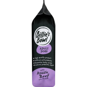 Billie's Bowl Adult Dry Dog Food With Aussie Beef 3kg