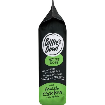 Billie's Bowl Adult Dry Dog Food With Aussie Chicken 3kg