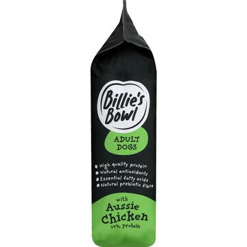 Billie's Bowl Adult Dry Dog Food With Aussie Chicken 3kg