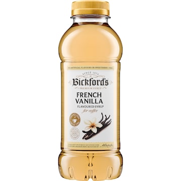 Bickford's French Vanilla Flavoured Syrup 500mL