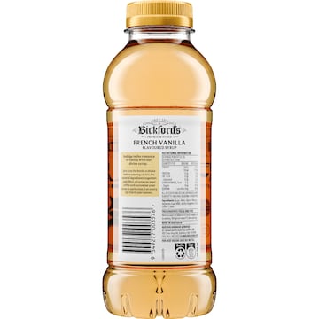 Bickford's French Vanilla Flavoured Syrup 500mL