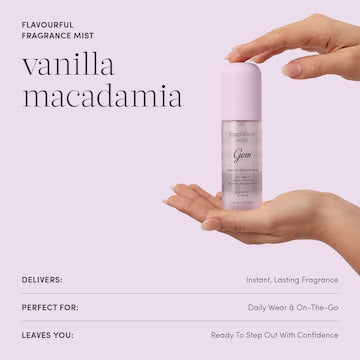 Gem Fragrance Body Mist Vanilla Macadamia 90mL